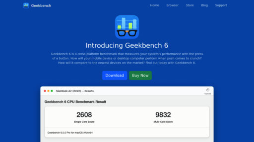 Geekbench preview
