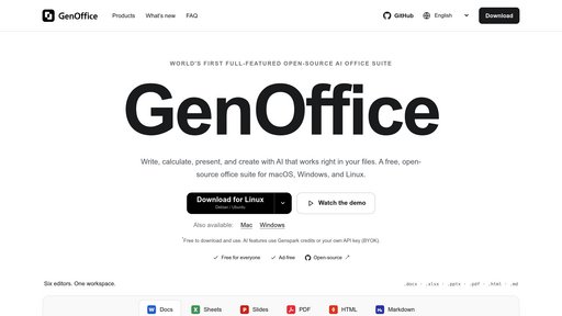 GenOffice preview