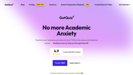 GetQuiz AI preview