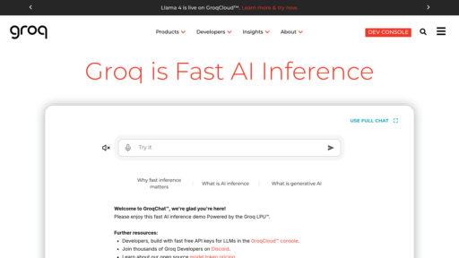 Groq preview