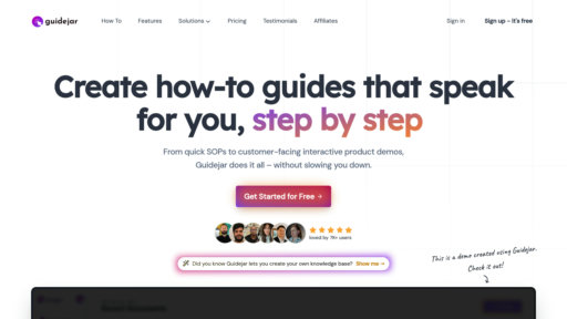 Guidejar preview