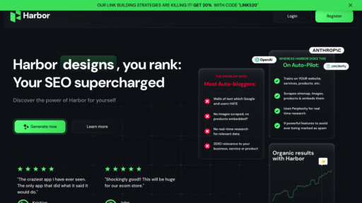 Harbor AI SEO Content Generator preview
