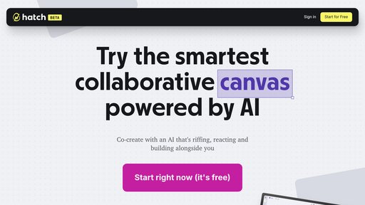 Hatch Canvas preview
