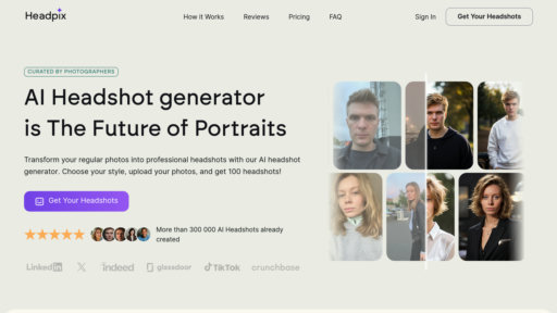 Headpix AI Headshot Generator preview