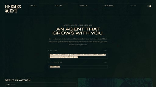 Hermes Agent preview