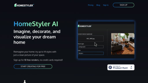 Homestyler AI preview