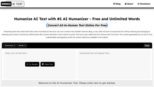 Humanize AI Text preview