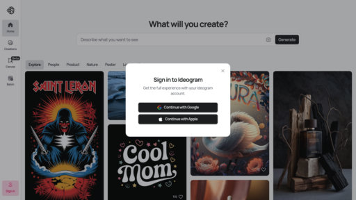 Ideogram AI preview