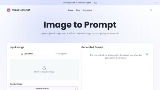 Image to Prompt preview