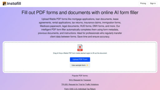 InstaFill AI preview