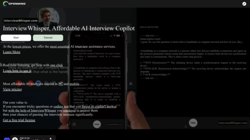 InterviewWhisper preview