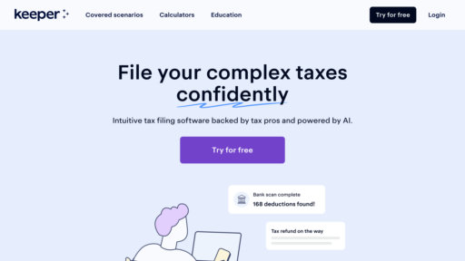 Keeper Tax preview