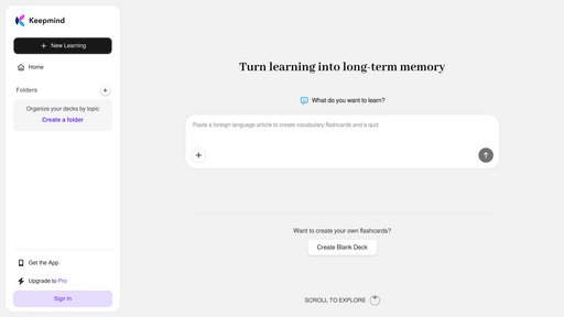 Keepmind preview