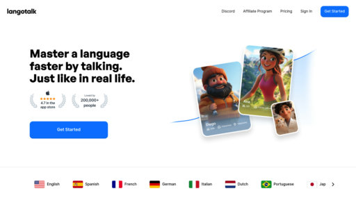 Langotalk preview