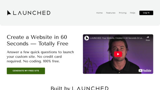 Launched.site preview