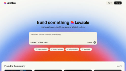 Lovable preview