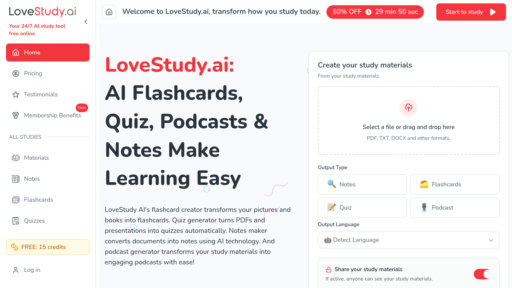 LoveStudy.ai preview