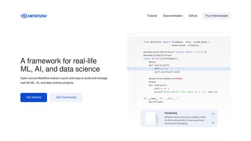 Metaflow preview