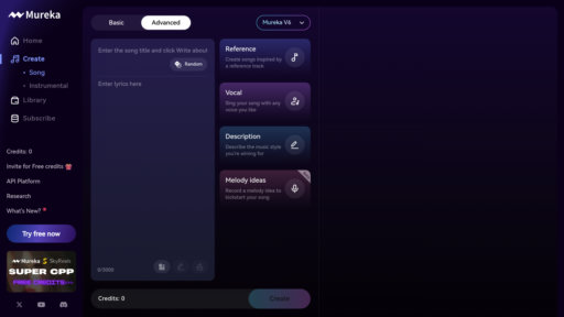 Mureka AI preview
