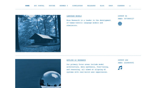 Nous Research preview