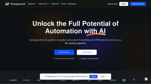 Octoparse AI preview