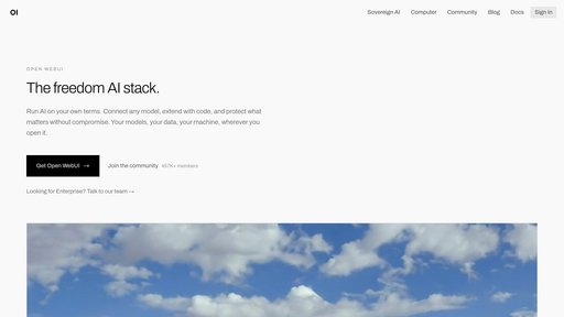 Open WebUI preview