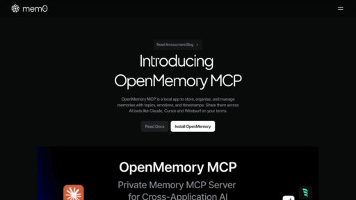 OpenMemory MCP preview