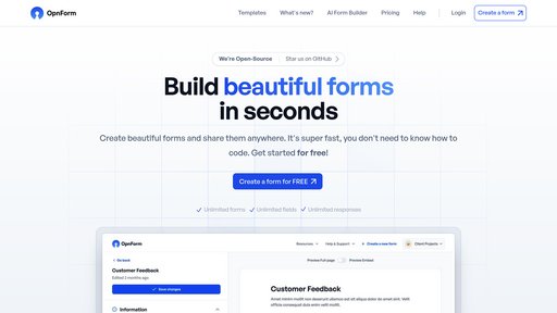 OpnForm preview