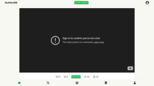 OutlierDB preview