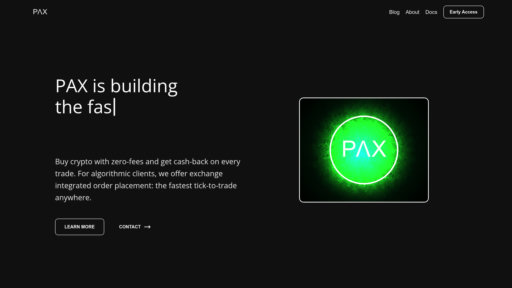 PAX Markets preview