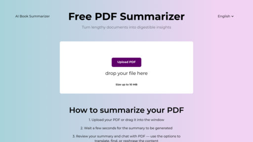 PDF Summarizer preview