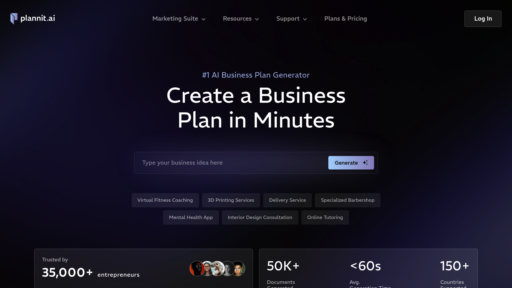 Plannit AI preview