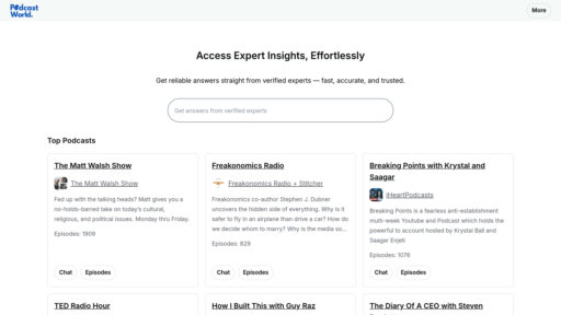 PodcastWorld preview