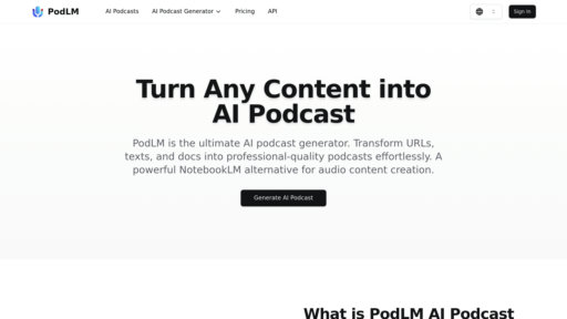 PodLM preview