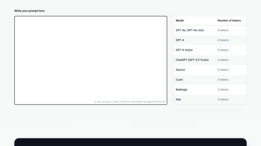 Prompt Token Counter preview