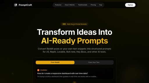 PromptCraft preview