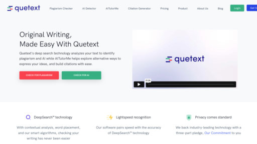 Quetext preview