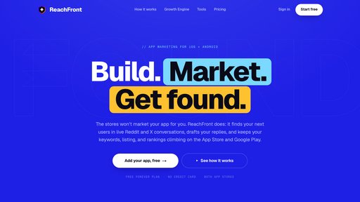 ReachFront preview