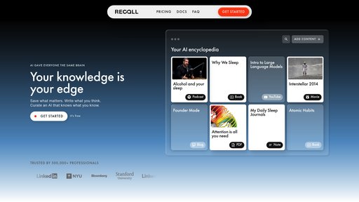Recall preview