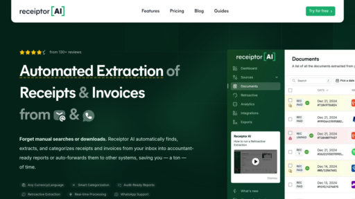 Receiptor AI preview