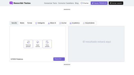 Reescribir Textos preview