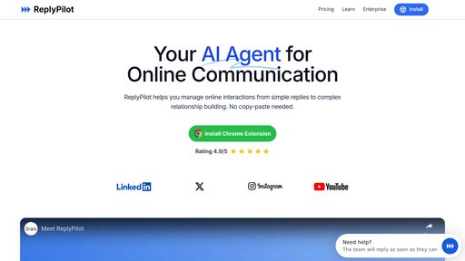 ReplyPilot preview