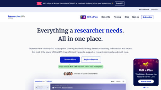 Researcher.Life preview