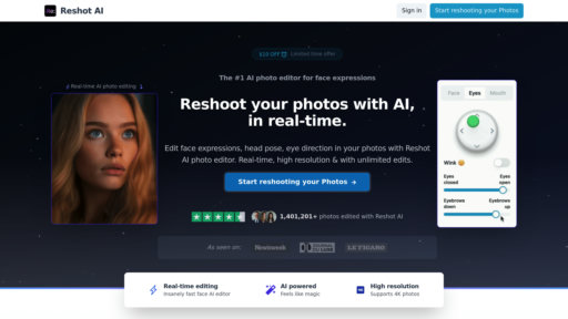 Reshot AI preview