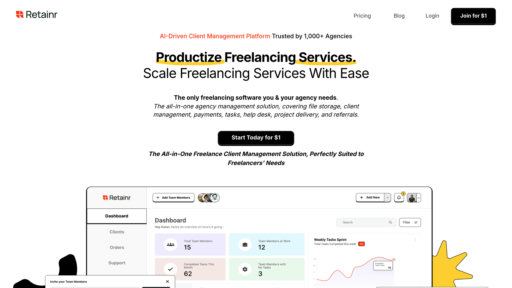 Retainr.io preview