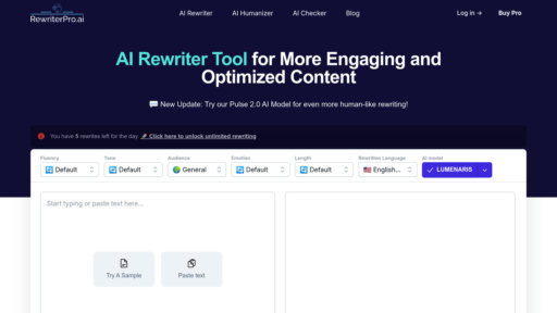 RewriterPro AI preview