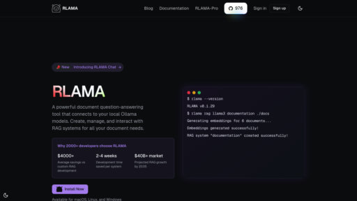 RLAMA preview
