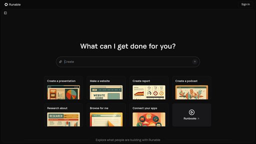 Runable preview
