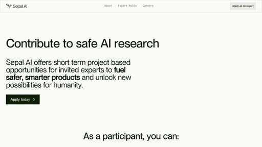 Sepal AI preview