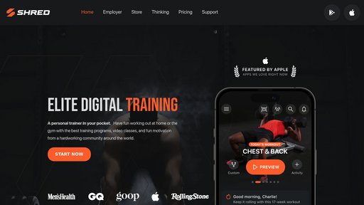 Shred App preview